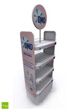 DISPLAY-CHAO-OMO-DELICADAS-SABAO-BABY-UNILEVER-EXPOSITOR-METAL-VACUUM-LEGAS-DISPLAYS