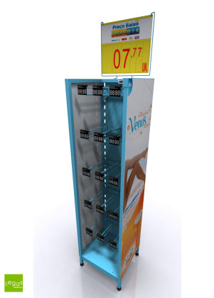 SIDEKICK-TEKSKINA-WALMART-SEM-CABECEIRA-GANCHOS-VENUS-APARELHO-DEPILACAO-PEG-EXPOSITOR-METAL-LEGAS-DISPLAYS