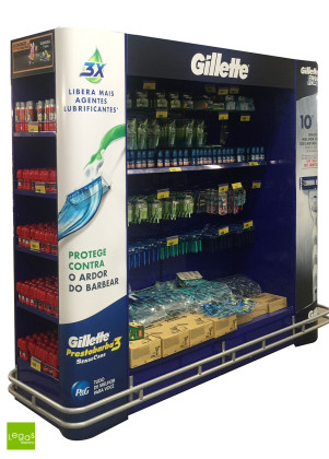 GBO-GROOMING-BEAUTY-ORAL-MOVEL-PEG-PROCTER-GAMBLE-EXPOSITOR-METAL-C-E-C-LEGAS-DISPLAY-LEGASDISPLAYS